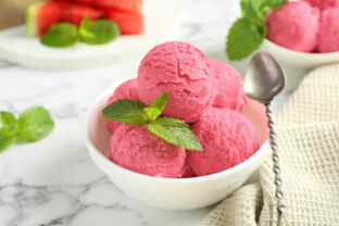 melónový sorbet