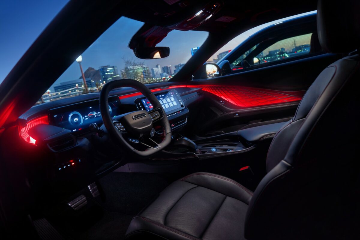 Dodge Charger Daytona R/T interior with optional 64 color Attitu