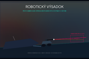 Ukrajina testuje prvý robotický výsadok v histórii vojenstva