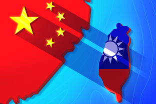 China and Taiwan relationship illustration