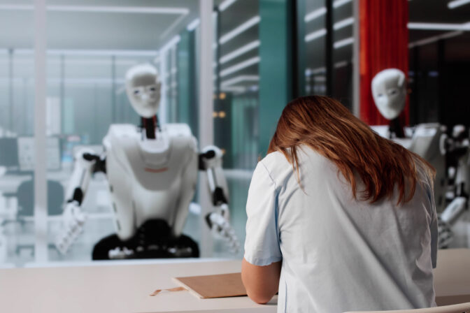 AI, umela inteligencia, zamestnanec
