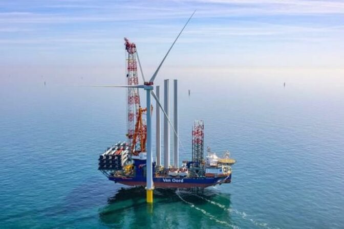 Holandská offshore veterná farma