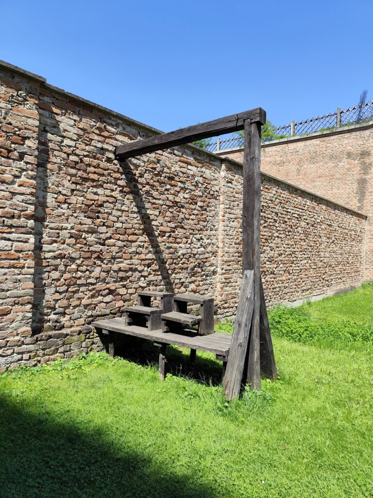 Šibenica v Malej pevnosti Terezín