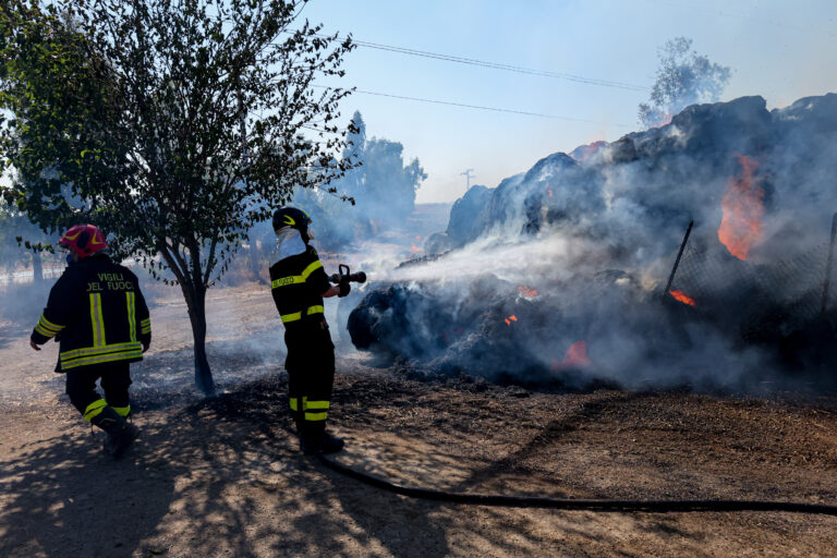 Italy Extreme Weather Wildfires
