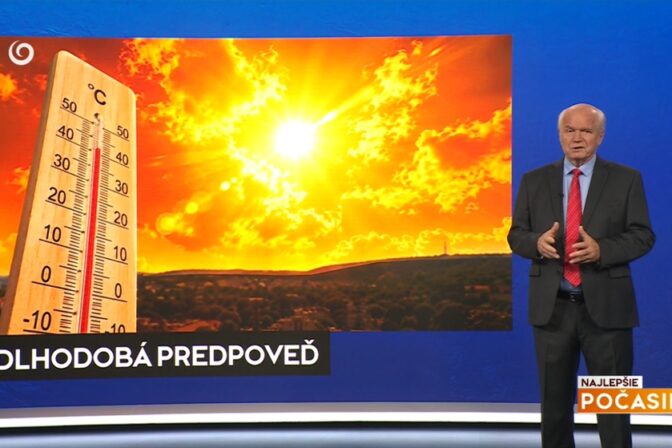 Meteorológ Peter Jurčovič v relácii Najlepšie počasie ukázal aj dlhodobú predpoveď na mesiac júl.