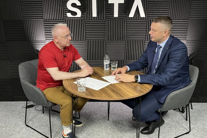 Šéf SPP Martin Húska počas rozhovoru pre SITA.