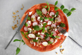 melónové carpaccio