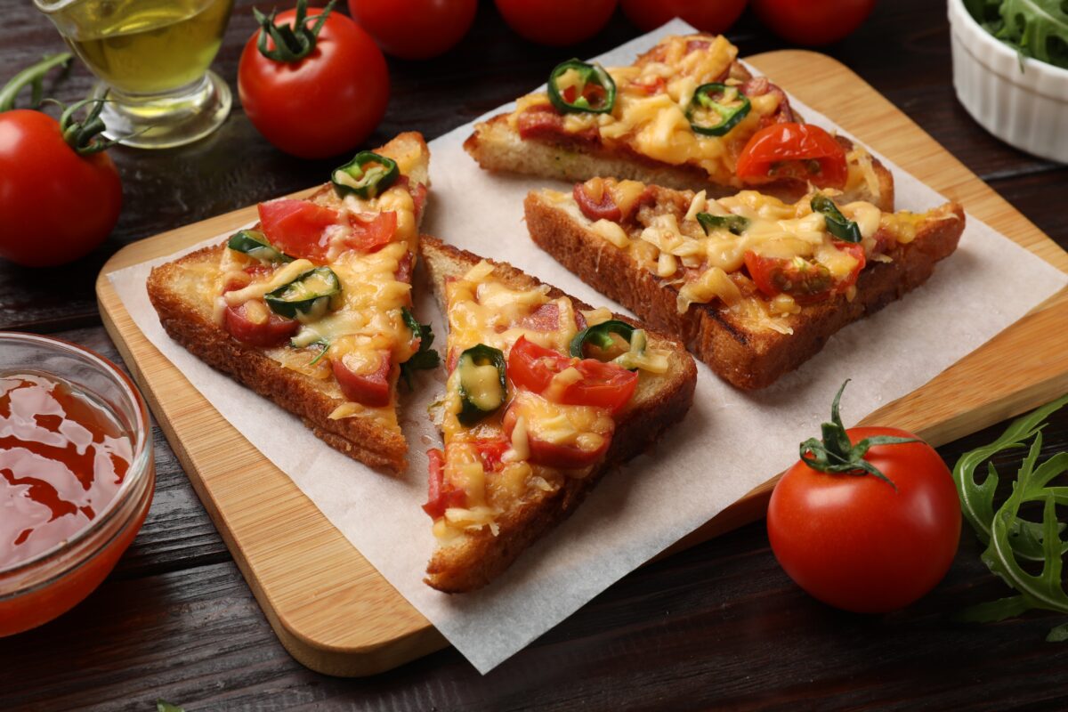 pizza z toastového chleba