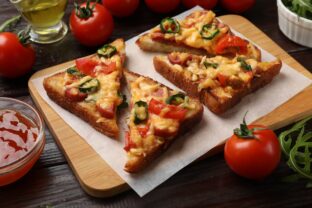 pizza z toastového chleba