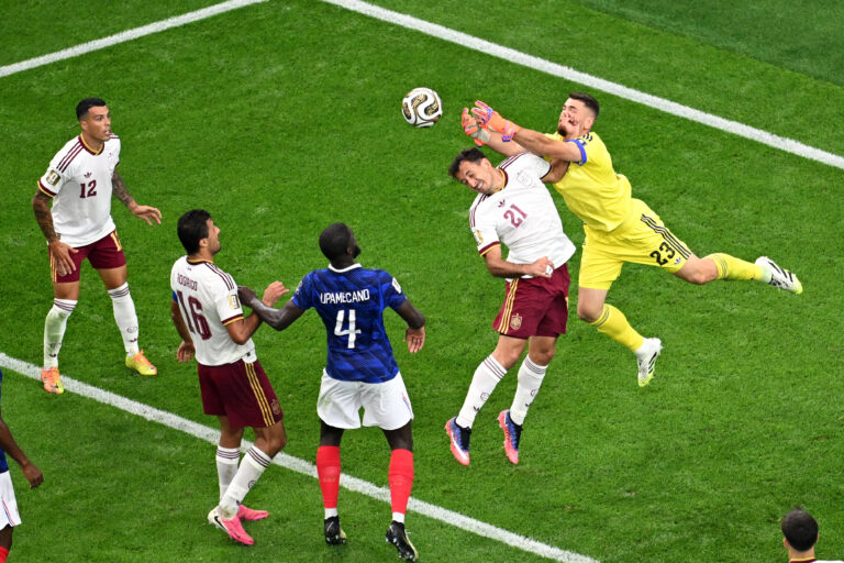 Fotografie zápasu semifinále Francúzsko - Španielsko na MS vo futbale 2026.