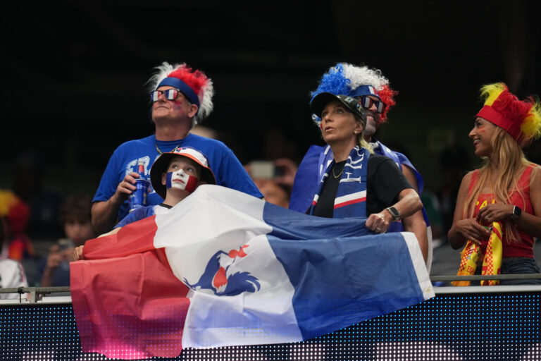 Fotografie zápasu semifinále Francúzsko - Španielsko na MS vo futbale 2026.