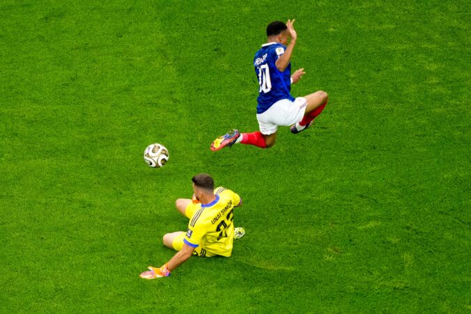 Fotografie zápasu semifinále Francúzsko - Španielsko na MS vo futbale 2026.