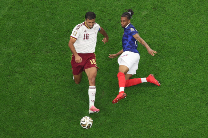 Fotografie zápasu semifinále Francúzsko - Španielsko na MS vo futbale 2026.