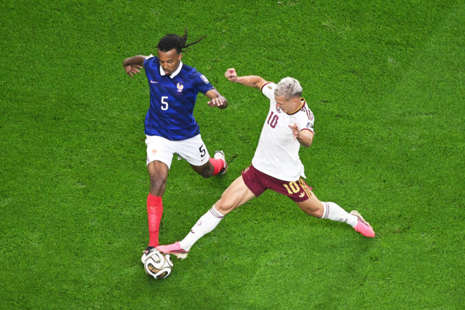Fotografie zápasu semifinále Francúzsko - Španielsko na MS vo futbale 2026.
