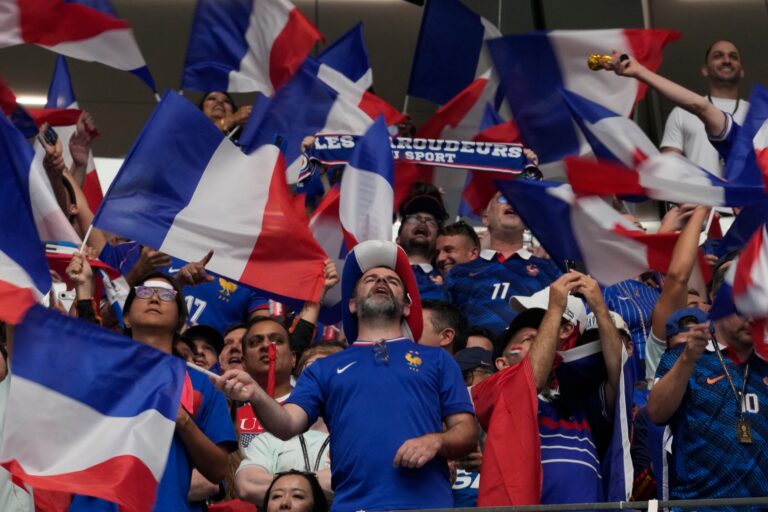Fotografie zápasu semifinále Francúzsko - Španielsko na MS vo futbale 2026.