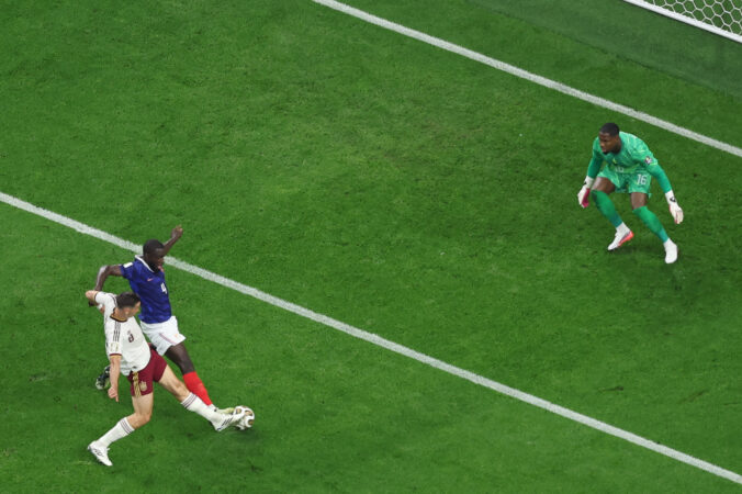 Fotografie zápasu semifinále Francúzsko - Španielsko na MS vo futbale 2026.
