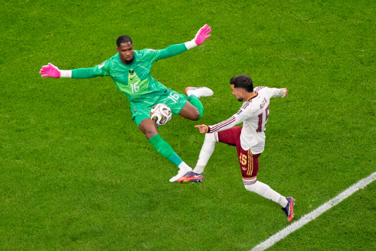 Fotografie zápasu semifinále Francúzsko - Španielsko na MS vo futbale 2026.