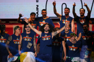 Spain WCup Soccer Celebration