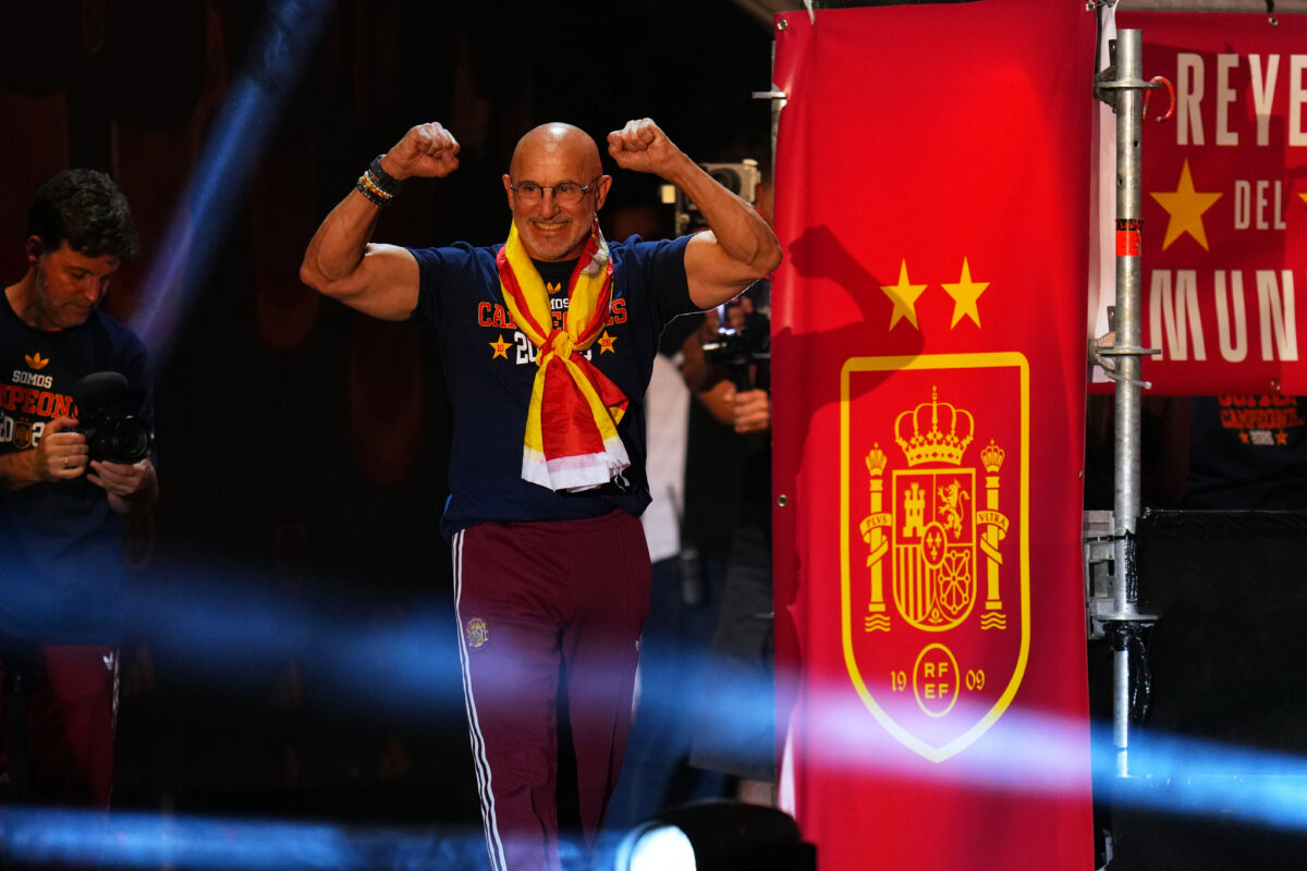 Spain WCup Soccer Celebration