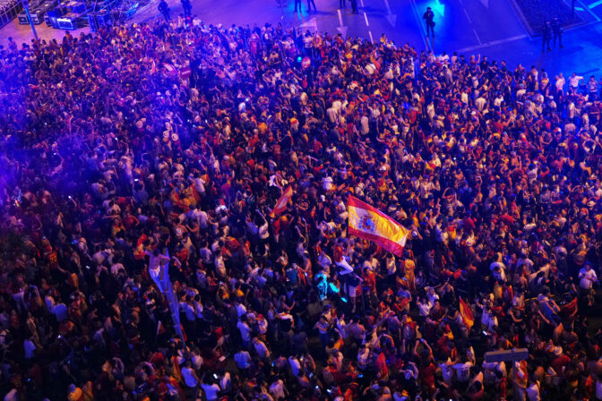Španielsko futbal fanúšikovia