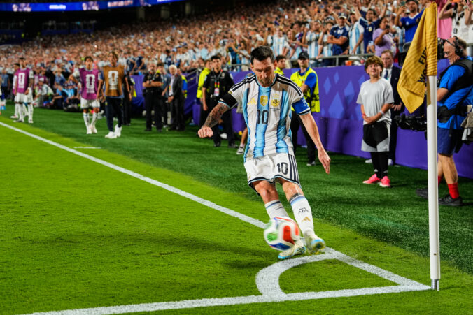 Fotografie zápasu štvrťfinále Argentína - Švajčiarsko na MS vo futbale 2026.