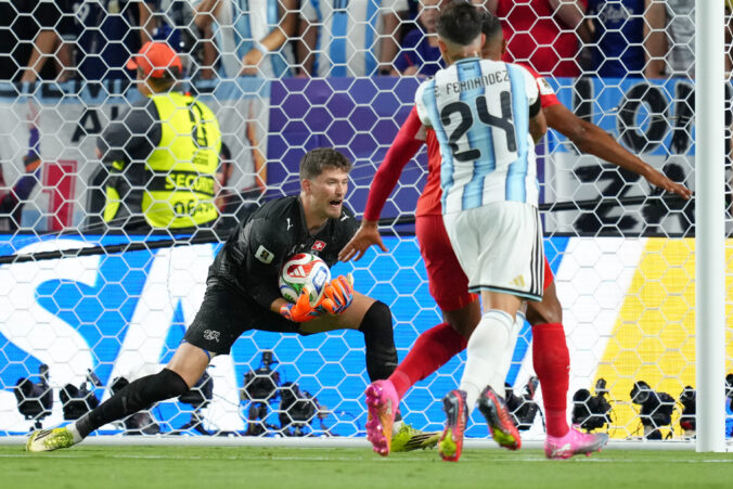 Fotografie zápasu štvrťfinále Argentína - Švajčiarsko na MS vo futbale 2026.
