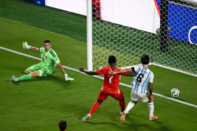 Fotografie zápasu štvrťfinále Argentína - Švajčiarsko na MS vo futbale 2026.
