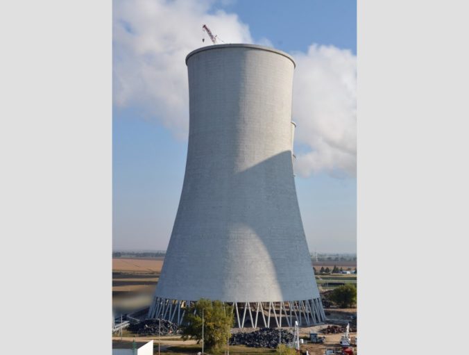Jadrová elektráreň V1, demontáž veží