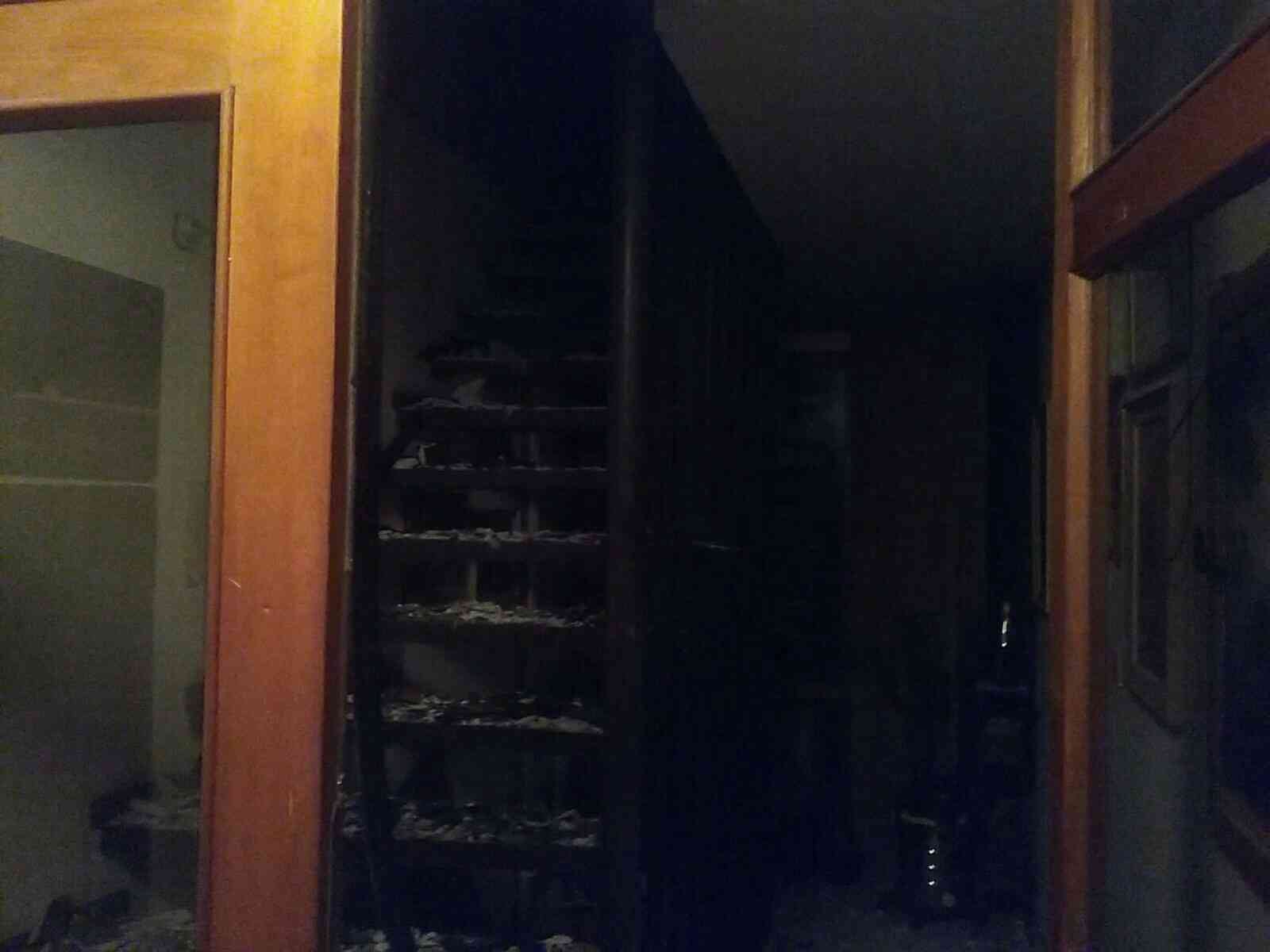 Požiar, rodinný dom, Nitra