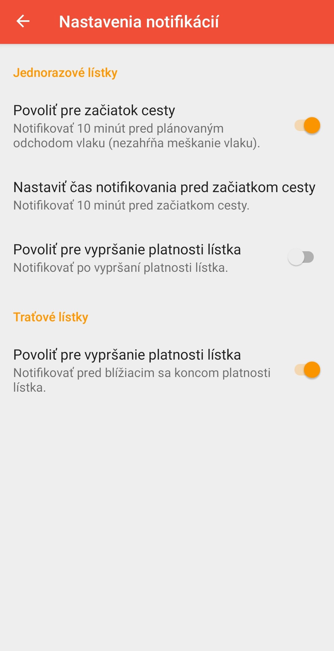 Push notifikacie zakaznikov upozornuju pri jednorazovych listkoch na bliziaci sa zaciatok cesty a vyprsania platnosti listka pri tratovych listkoch aplikacia upozorni na vyprsanie platnosti listka.jpg