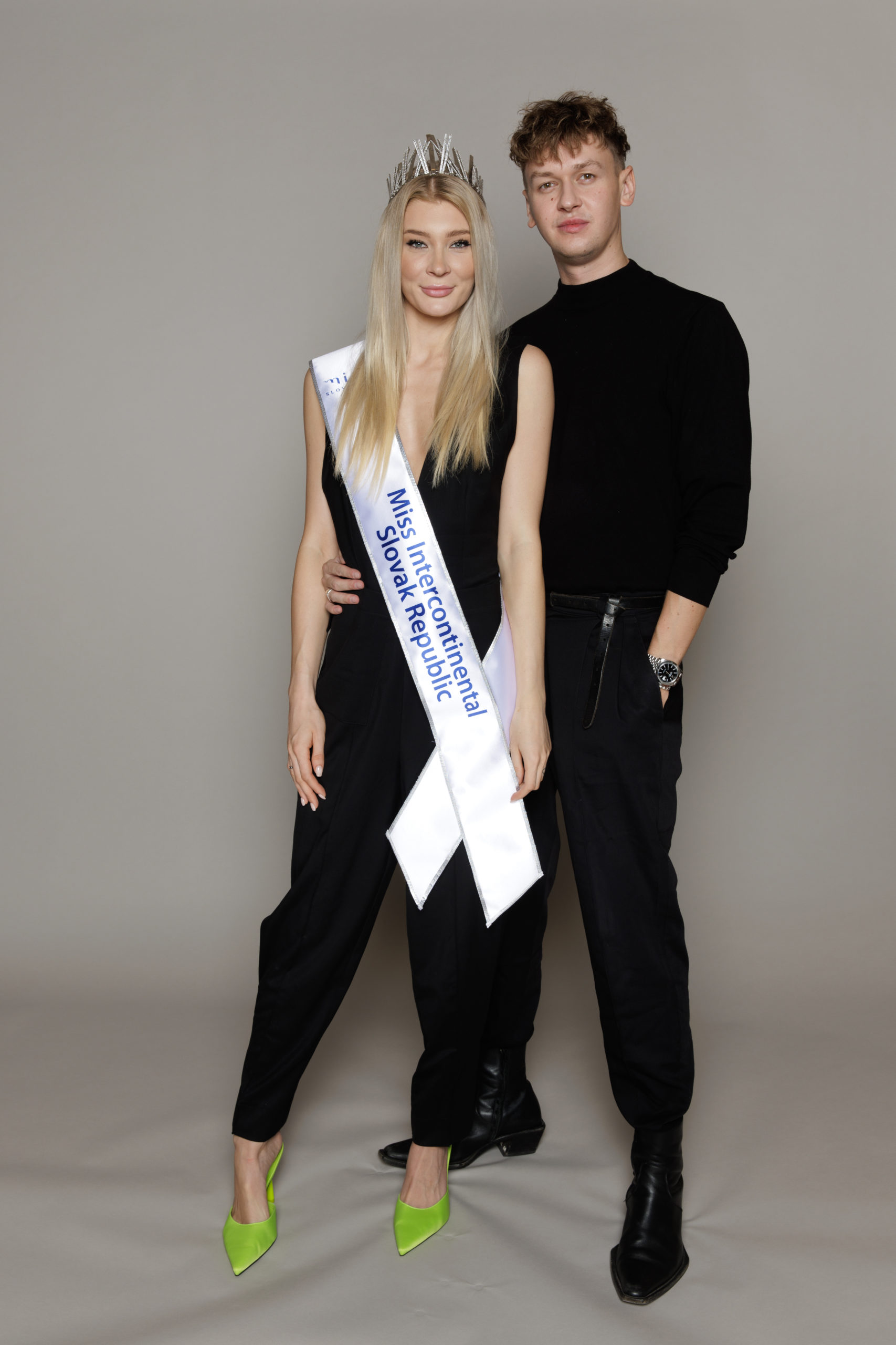 Sylvia sulikova s riaditelom miss slovensko michaelom kovacikom 1.jpg