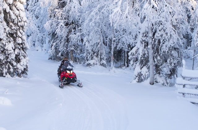 Strážcovia prírody pripomínajú zákaz jazdy na snežnom skútri aj v chránených územiach