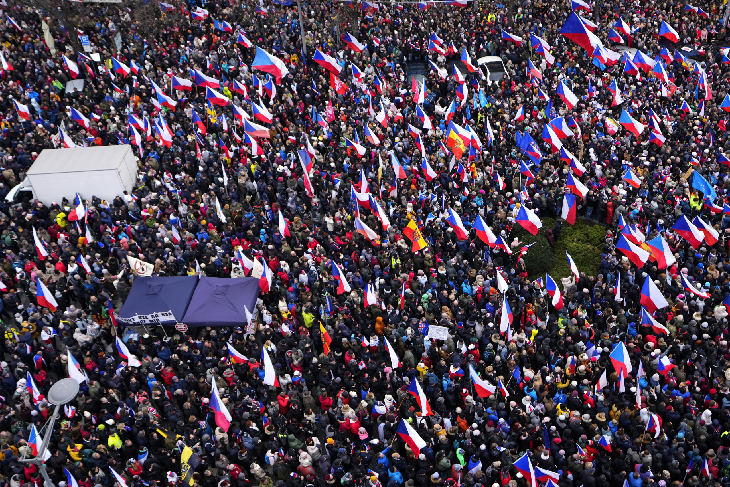 Protivládny protest, Praha