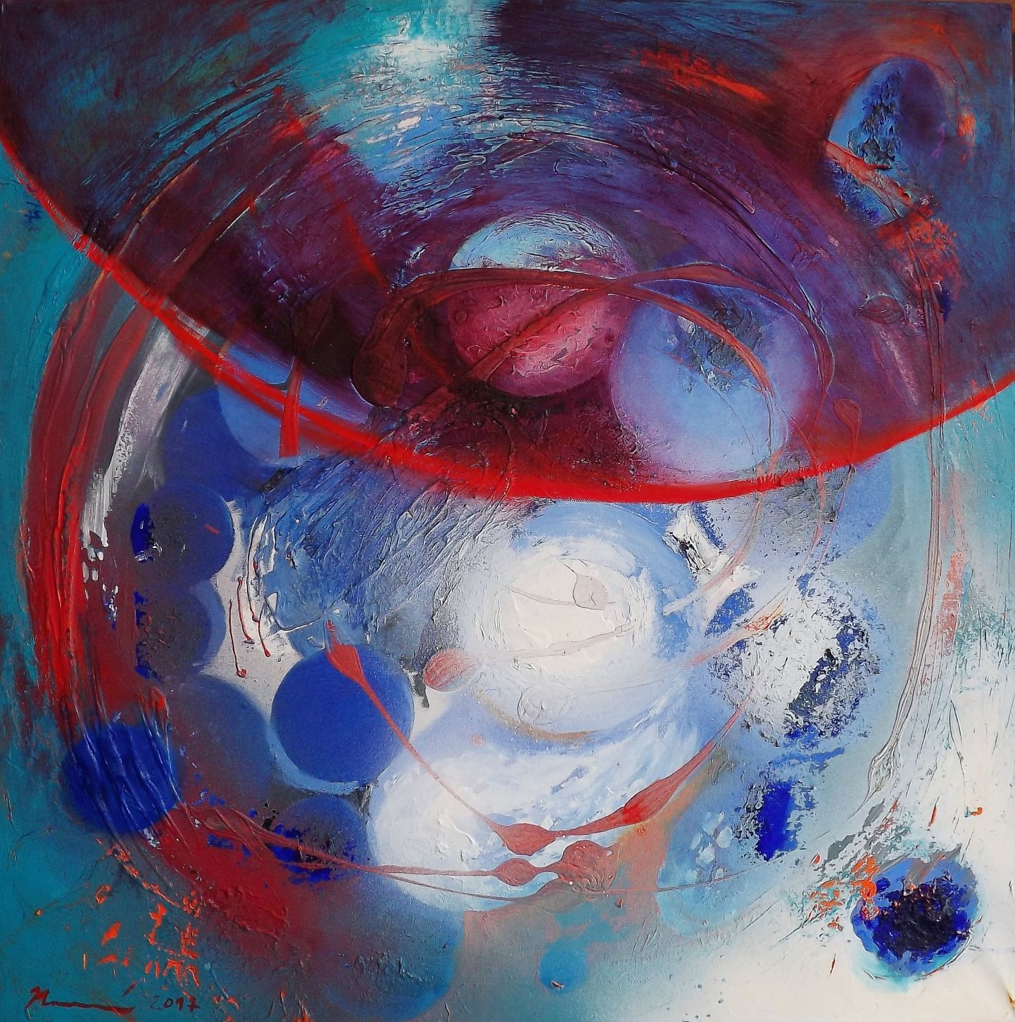 Zrod olej na platne 90 x 90 cm 2018 anna hausova.jpg