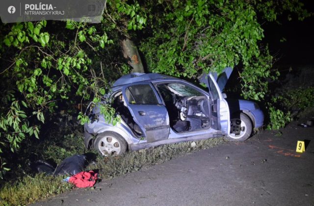 Auto plné mladých ľudí havarovalo neďaleko Šale, 17-ročný spolujazdec neprežil (foto)