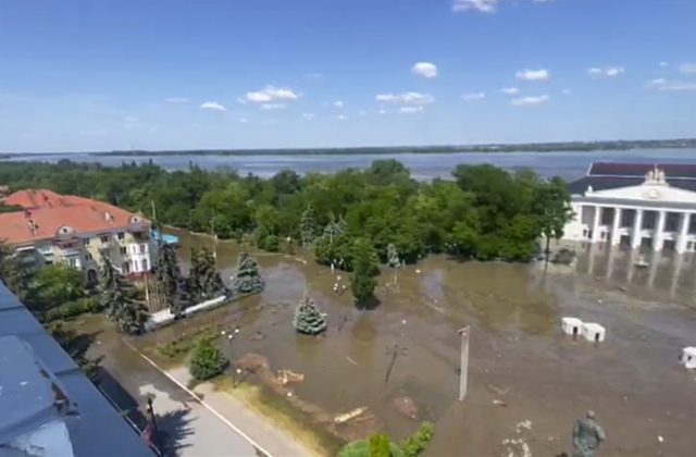 Ukrajina zahájila výstavbu 150-kilometrového vodovodu pre oblasti zasiahnuté kolapsom Kachovskej priehrady