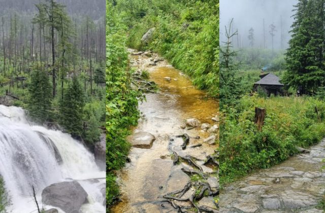 Vysoké Tatry hlásia zatopené turistické chodníky, horskí záchranári odporúčajú nepriechodné úseky obísť