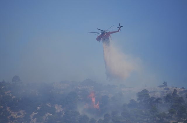 Lesný požiar na severovýchode Grécka horí už 13 dní, na miesto museli vyslať ďalšiu stovku hasičov (foto)
