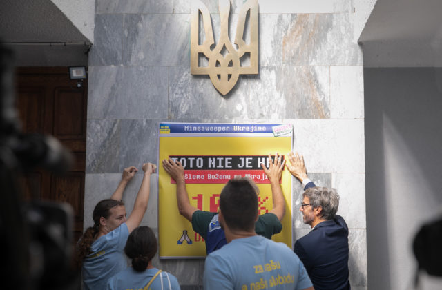 Na odmínovacie zariadenie Božena pre Ukrajinu sa podarilo vyzbierať 650-tisíc eur, vyrobená bude koncom roka (foto)