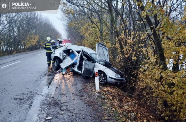 Tragická nehoda v Nitrianskom okrese. O život prišla 18-ročná spolujazdkyňa (foto)