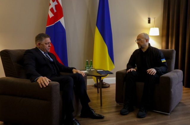 Vlády Ukrajiny a Slovenska chcú vytvoriť politiku „nového pragmatizmu“, tvrdí ukrajinský premiér Šmyhaľ (video)