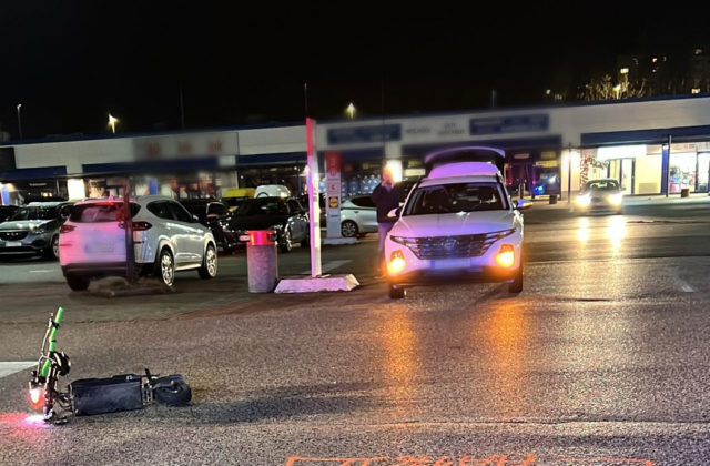 Polícia vyšetrovala nehodu, ktorá sa stala na Panónskej ceste v Bratislave (foto)