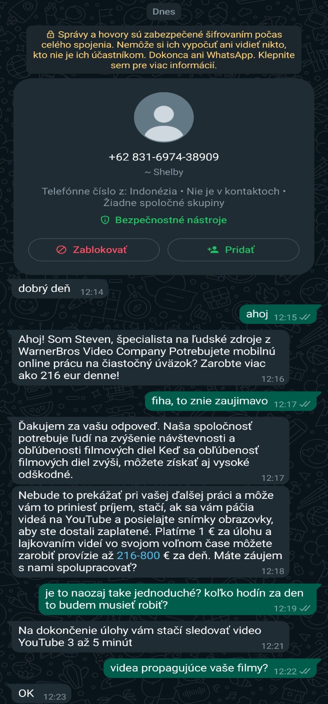 Brigáda, podvod