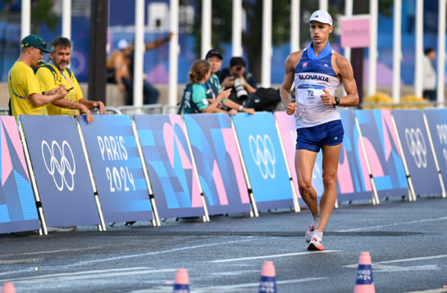 Chodec Dominik Černý obsadil na olympiáde 34. miesto, za svojím osobným rekordom zaostal o necelé tri minúty