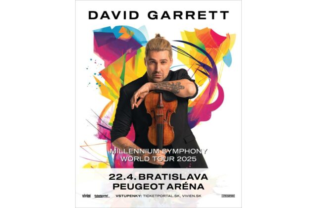 Hudobný génius prichádza do Bratislavy: Vstupenky na koncert Davida Garretta sú už v predaji!