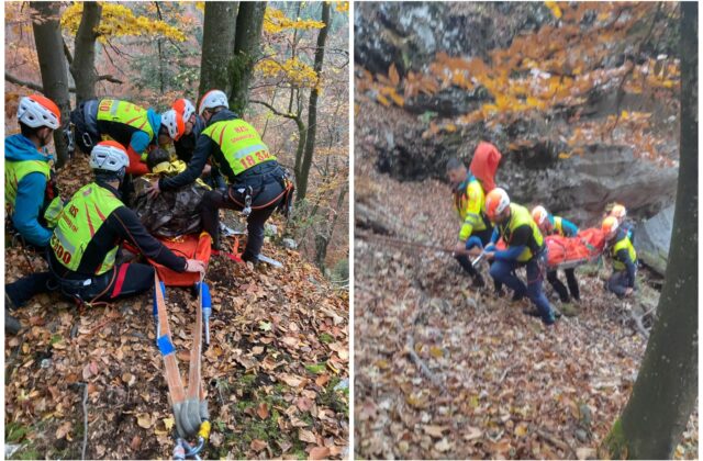 Mladá turistka musela stráviť noc v Slovenskom raji, po páde si nedokázala privolať pomoc