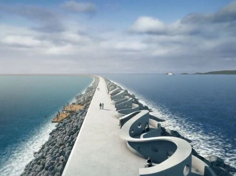 Slapová elektráreň Tidal Lagoon Swansea bay