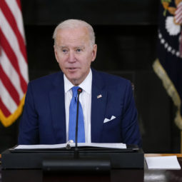 Joe Biden President Joe Biden speaks during a roundtable meeting with CEOs of electric utilities in the State Dining Room of the White House