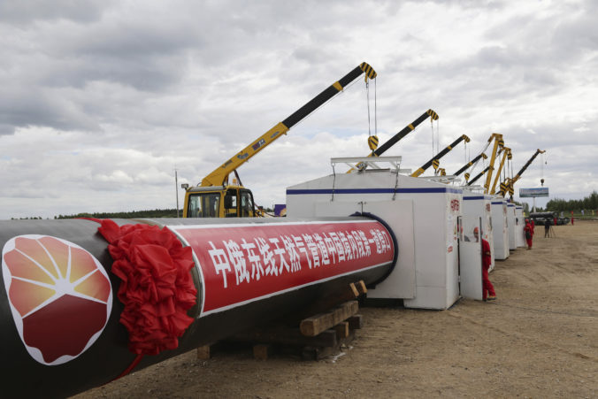 čína rusko sankcie import energie vojna