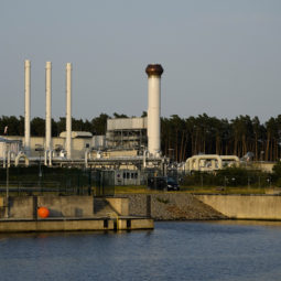 The Nord Stream 1 Baltic Sea pipeline and the transfer station of the OPAL gas pipeline, the Baltic Sea Pipeline Link, lut by the evening sun in Lubmin, Germany, Wednesday, July 20, 2022. Europe is bracing for the possibility that the key Nord Stream 1 pipeline that brings natural gas from Russia to Germany won't reopen as scheduled after routine maintenance
